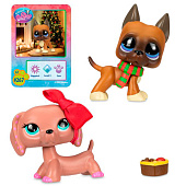 Игровой набор Littlest Pet Shop Праздники Немецкий дог и Такса Hasbro 01016_LPS 1